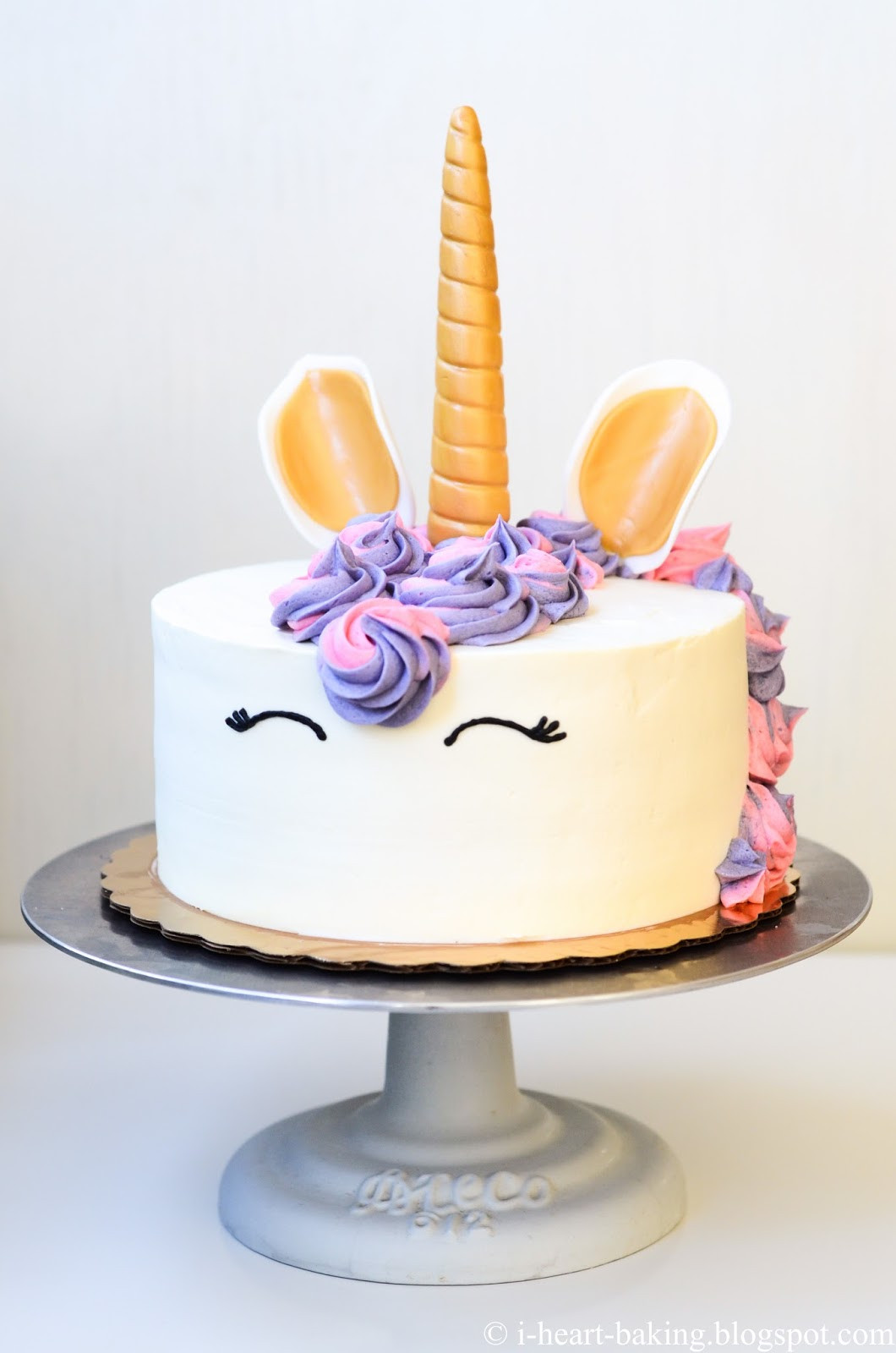 Unicorn Birthday Cakes
 i heart baking unicorn birthday cake with handmade