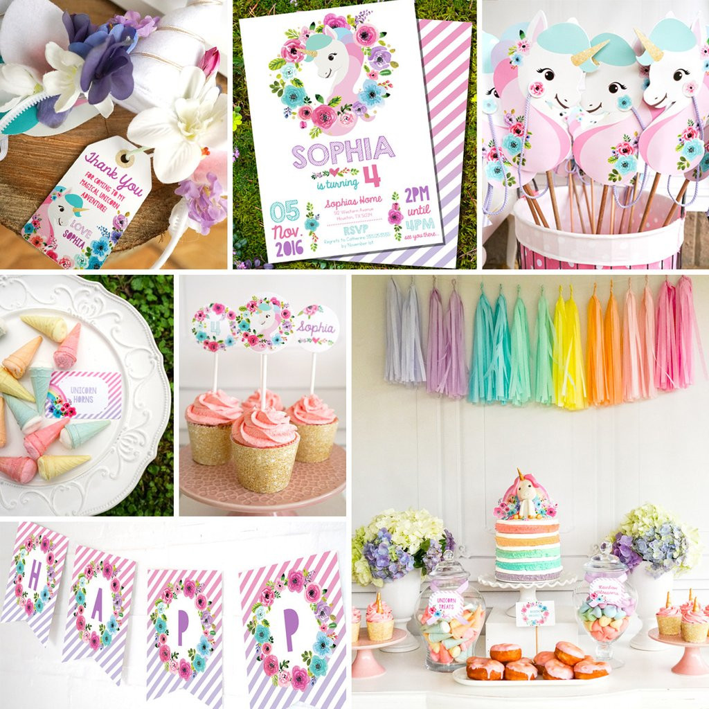 Unicorn Birthday Party
 Unicorn Birthday Party Decorations