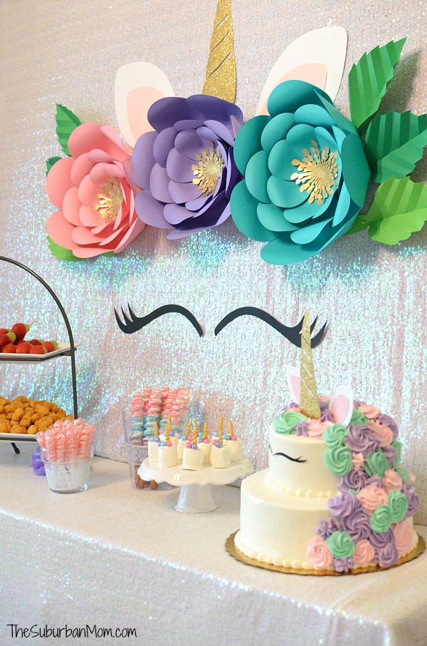 Unicorn Birthday Party Food Ideas Name
 Unicorn Birthday Party Ideas Food Decorations