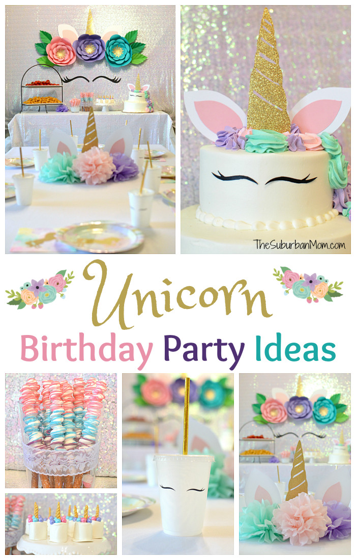 Unicorn Birthday Party Food Ideas Pintrest
 Unicorn Birthday Party Ideas Food Decorations