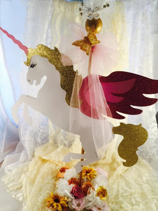 Unicorn Party Centerpiece Ideas
 Unicorn Centerpiece Unicorn Birthday Unicorn Party