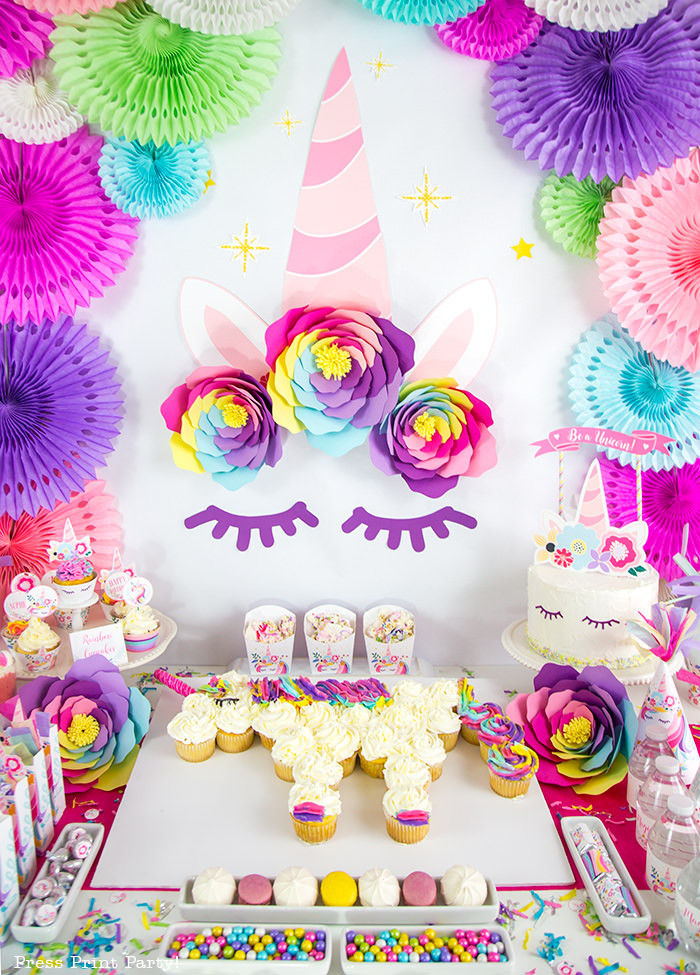 Unicorn Party Centerpiece Ideas
 Truly Magical Unicorn Birthday Party Decorations DIY