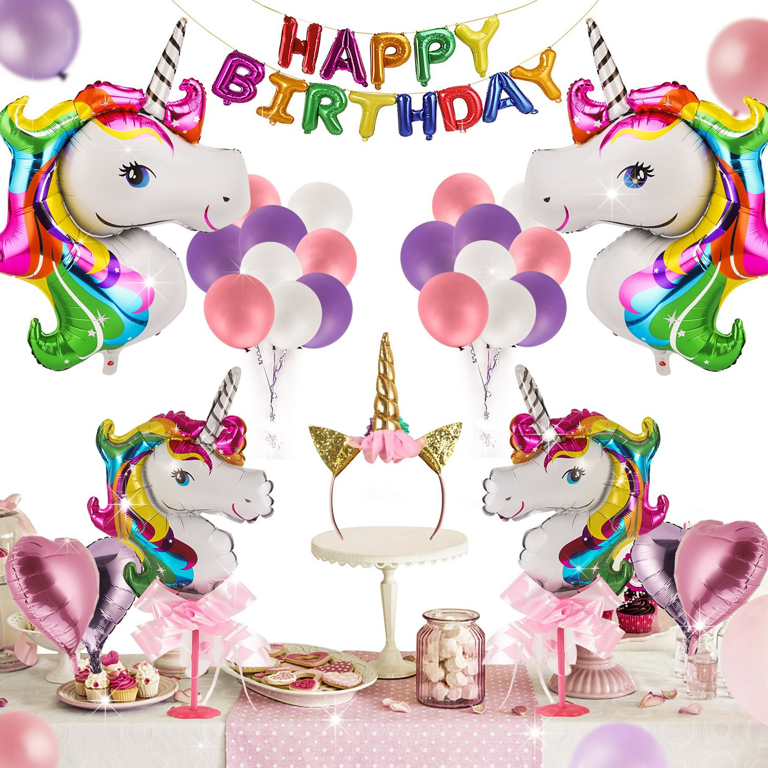 Unicorn Party Decoration Ideas
 Unicorn Party Supplies for Birthday Party Party