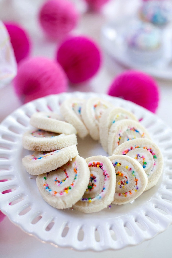 Unicorn Party Food Ideas Ponytails
 Kara s Party Ideas Vibrant Unicorn Party