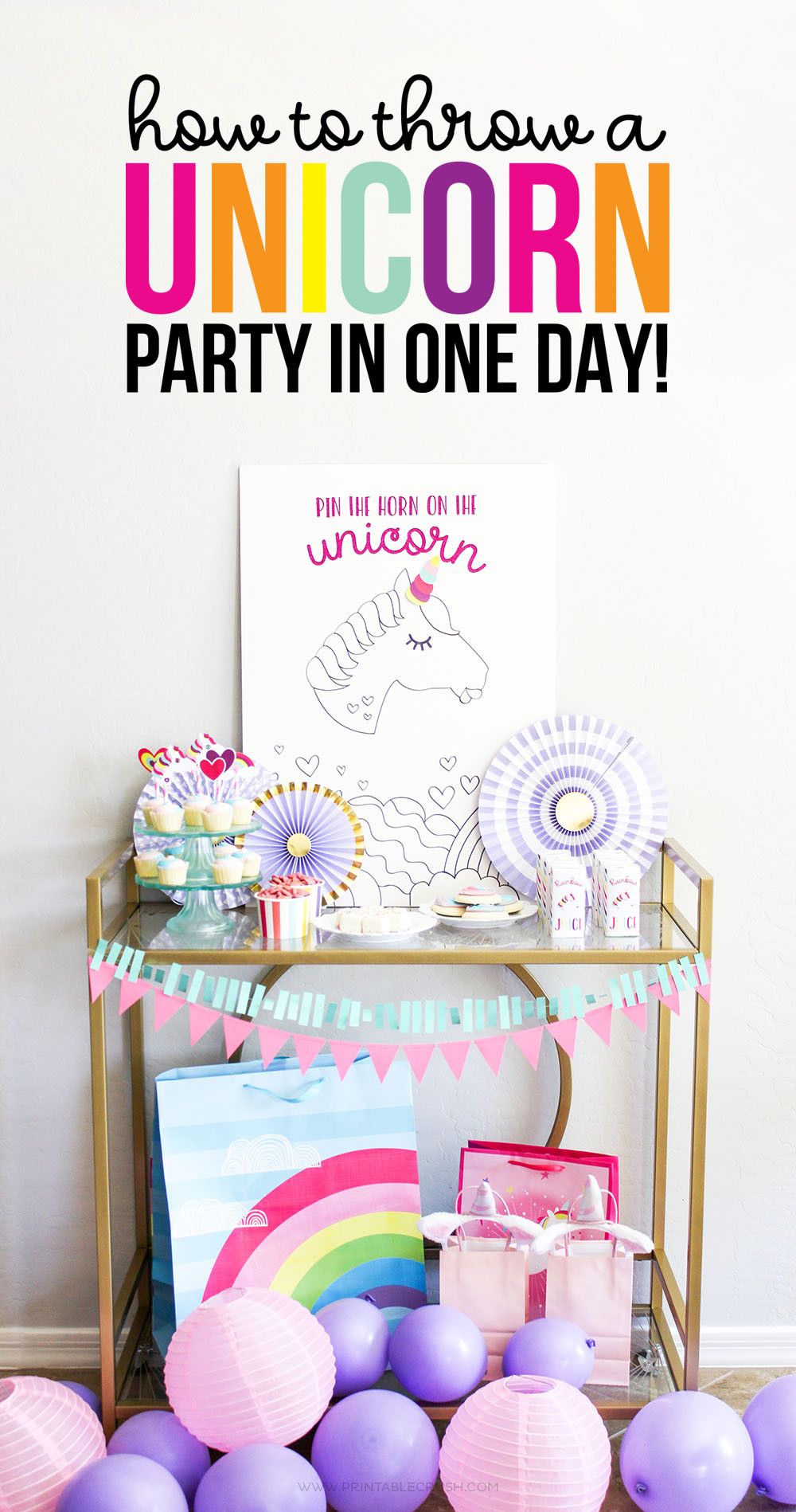 Unicorn Party Ideas On A Budget
 Unicorn Party Supplies Throw a Bud Friendly Unicorn Party