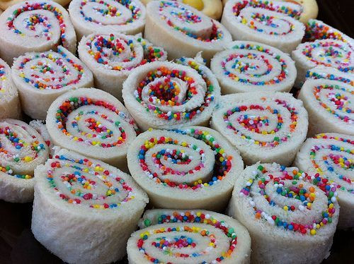 Unicorn Theme Tea Party Food Ideas For Girls
 Fairy Bread Rolls