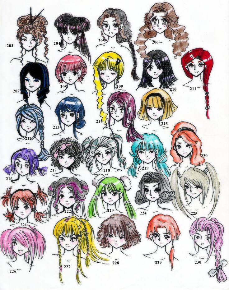 Unique Anime Hairstyles
 92 best images about Anime Hair on Pinterest