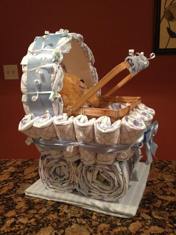 Unique Baby Shower Gift Ideas For Boys
 Boy Diaper Carriage Unique Baby Shower Gift