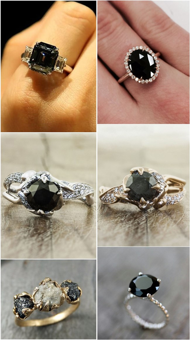 Unique Black Diamond Engagement Rings
 20 Gorgeous Black Diamond Engagement Rings