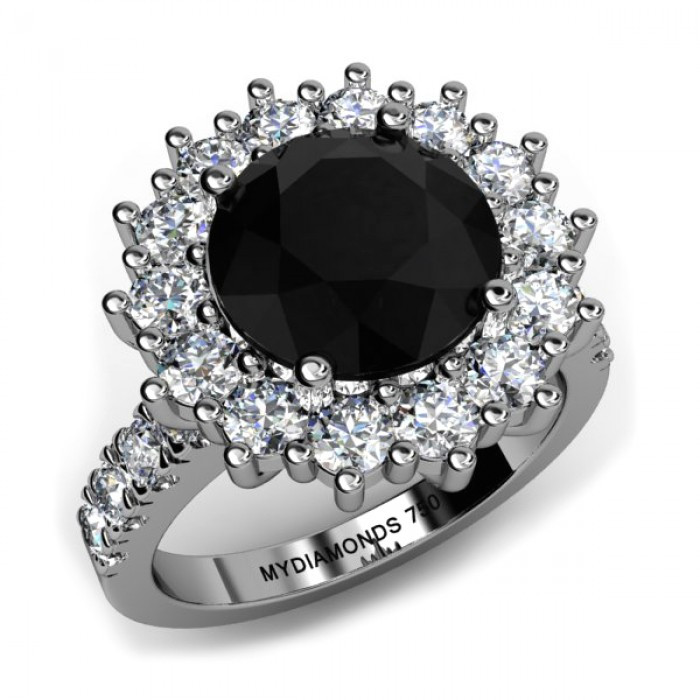 Unique Black Diamond Engagement Rings
 Striking Black Engagement Rings