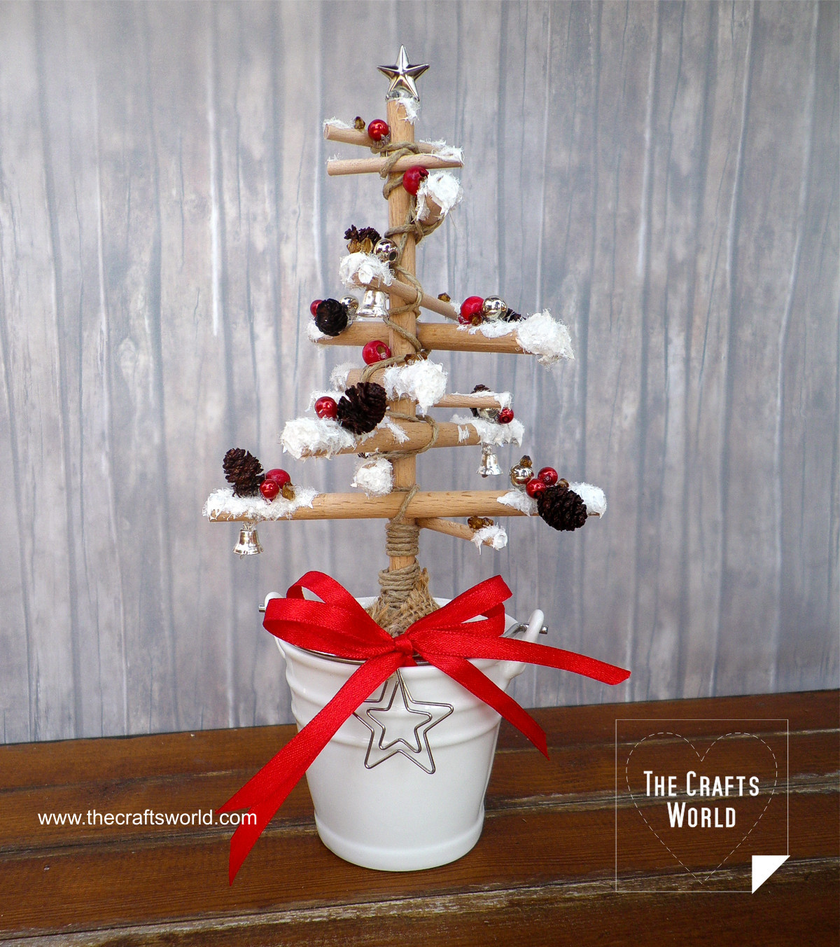 Unique Christmas Craft
 Handmade Christmas tree – wooden – The Crafts World