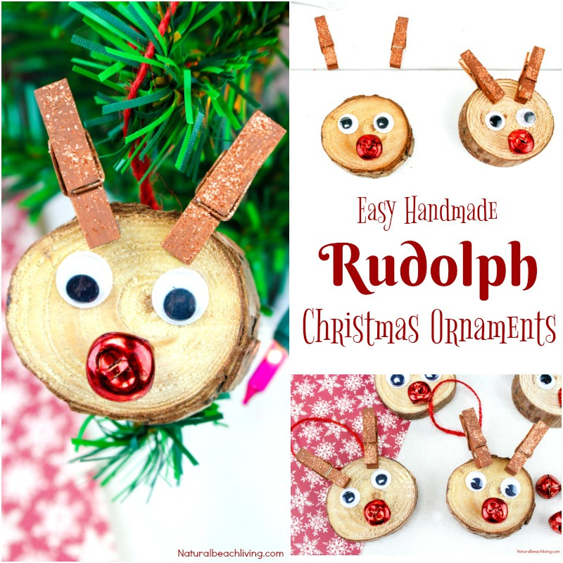 Unique Christmas Craft
 Easy to Make Rudolph Christmas Ornaments Kids Will Love
