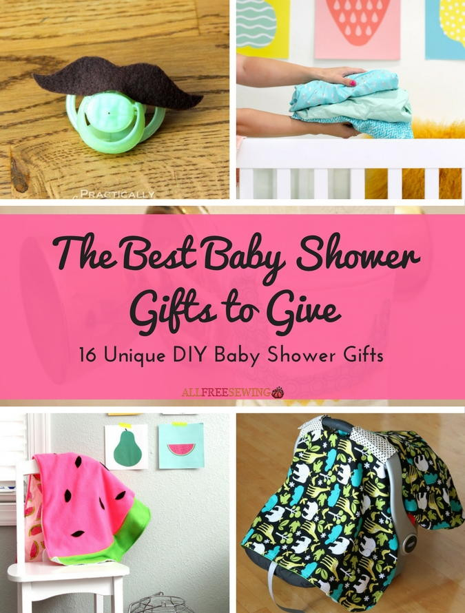 Unique DIY Baby Shower Gifts
 The Best Baby Shower Gifts to Give 16 Unique DIY Baby