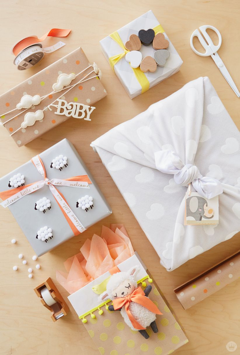 Unique Gift Wrapping Ideas For Baby Shower
 Baby t wrap ideas Showered with love