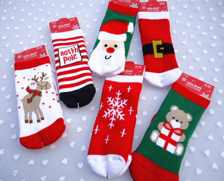 Unisex Gifts For Kids
 Hot Selling Christmas Uni Baby Kids Socks Cotton