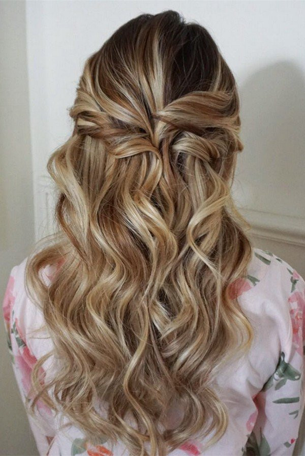 Up Wedding Hairstyles
 10 Glamorous Half up Half down Wedding Hairstyles from