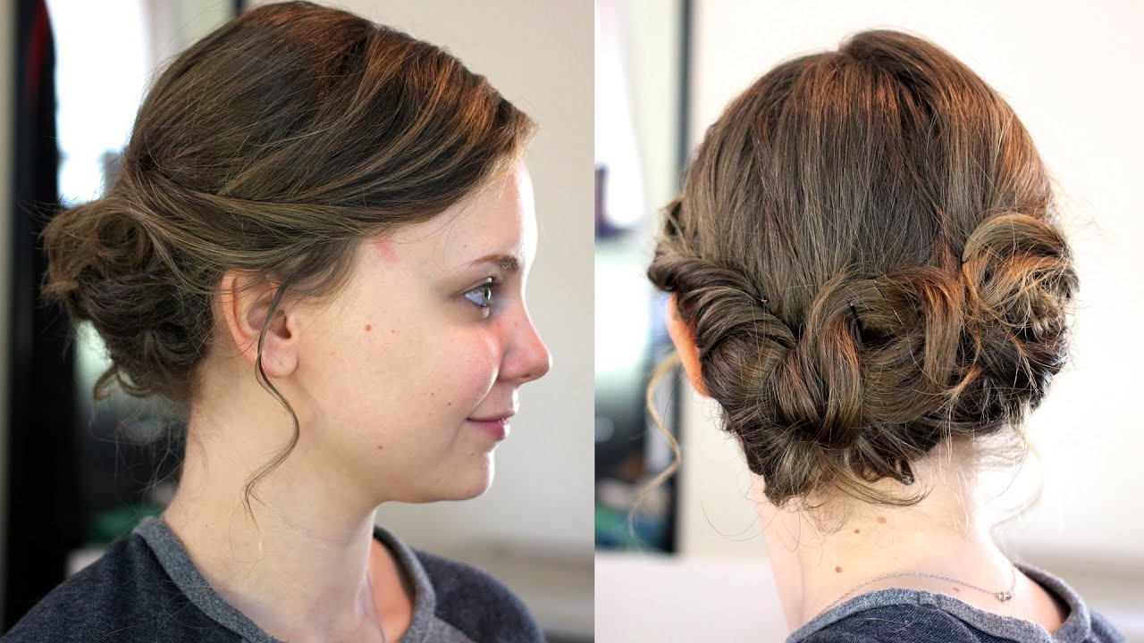 Updo Hairstyles For Shoulder Length Hair
 Easy Updo for Medium Shoulder Length Hair