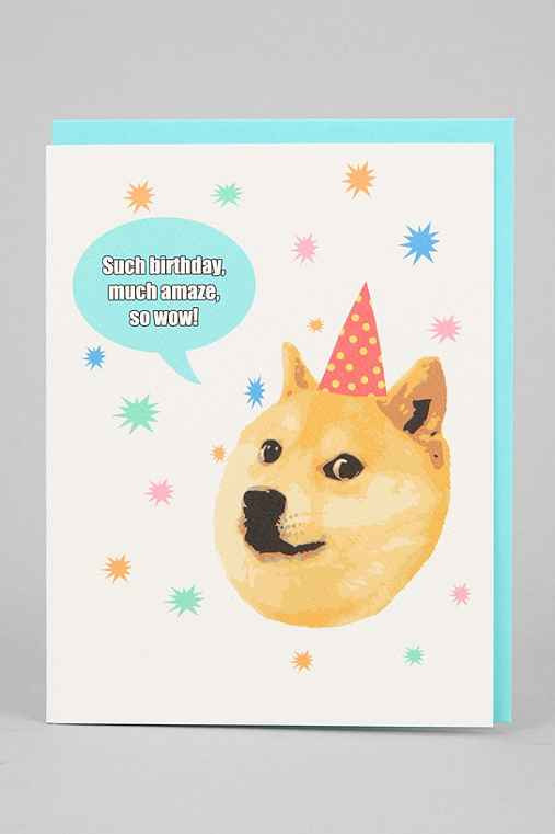 Urban Outfitters Birthday Cards
 Turtles Soup Doge Birthday Card Urban Outfitters