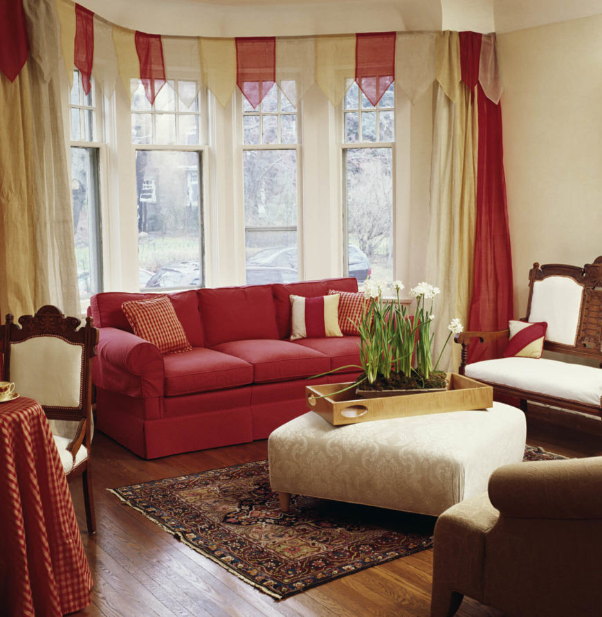 Valance Curtains For Living Room
 53 Living Rooms with Curtains and Drapes Eclectic Variety