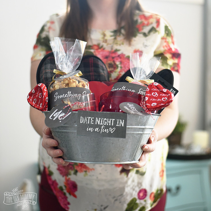 Valentine Day Gift Baskets Ideas
 Valentine’s Day Date Night In Gift Basket Idea 24 More