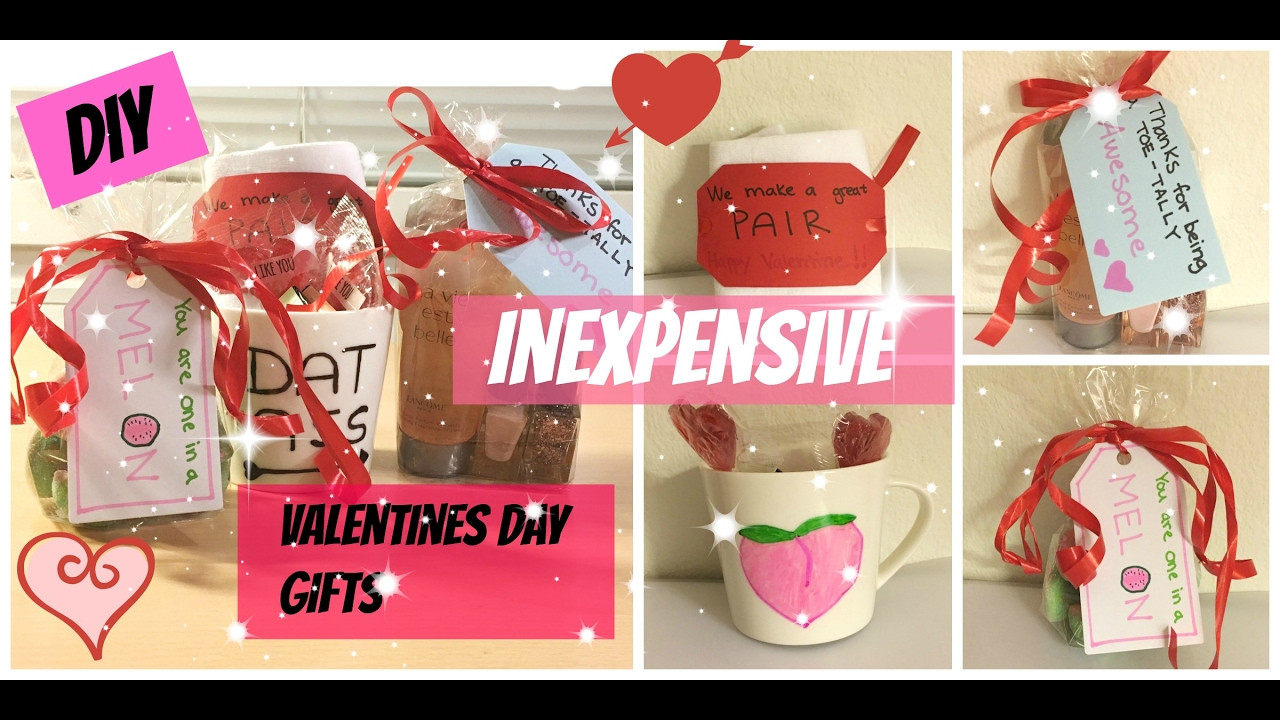 Valentine Day Gift Ideas For Friends
 DIY inexpensive Valentines day ts to boyfriend