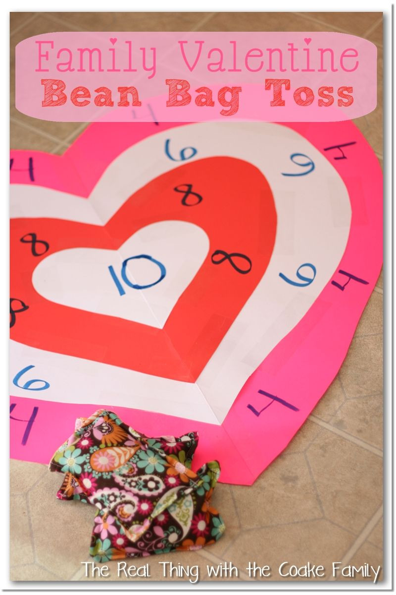 Valentine Day Party Games For Kids
 Activities for the Family Valentine s Bean Bag Toss