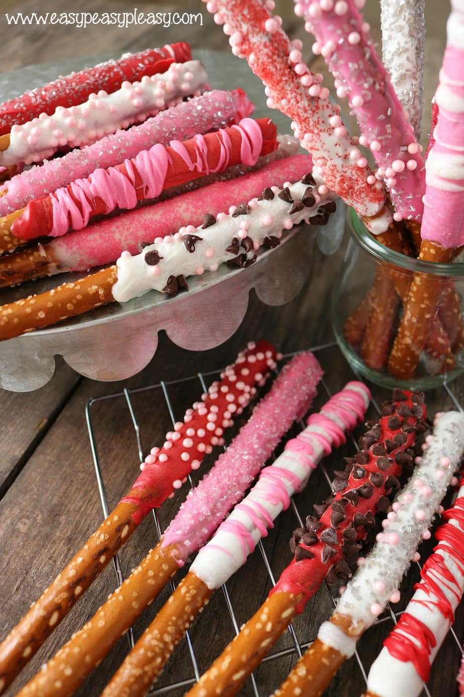 Valentine Day Pretzels
 Make Valentine Day Special with Pretzel Rods Easy Peasy