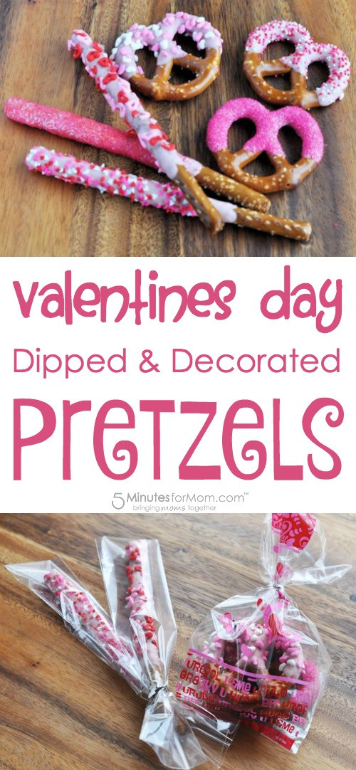 Valentine Day Pretzels
 Kid Friendly Dipped and Decorated Pretzels for Valentine s Day