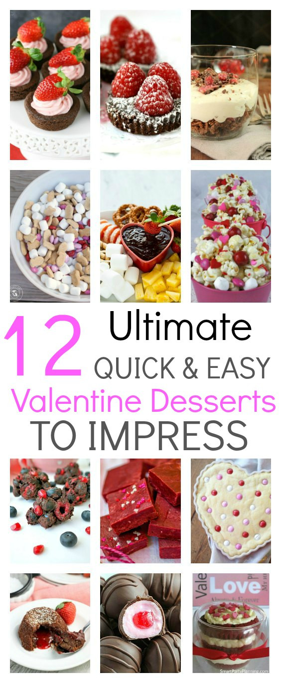 Valentine Desserts Easy
 12 Ultimate Quick & Easy Valentine Desserts To Impress