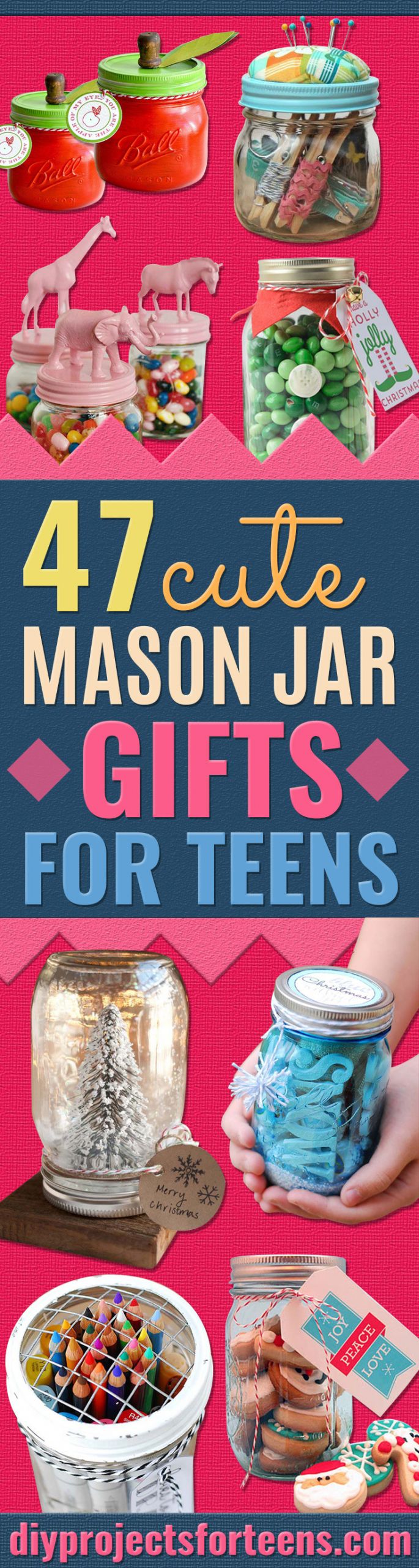 Valentine Gift Ideas For A Teenage Girl
 47 DIY Mason Jar Gifts for Teens or Adults