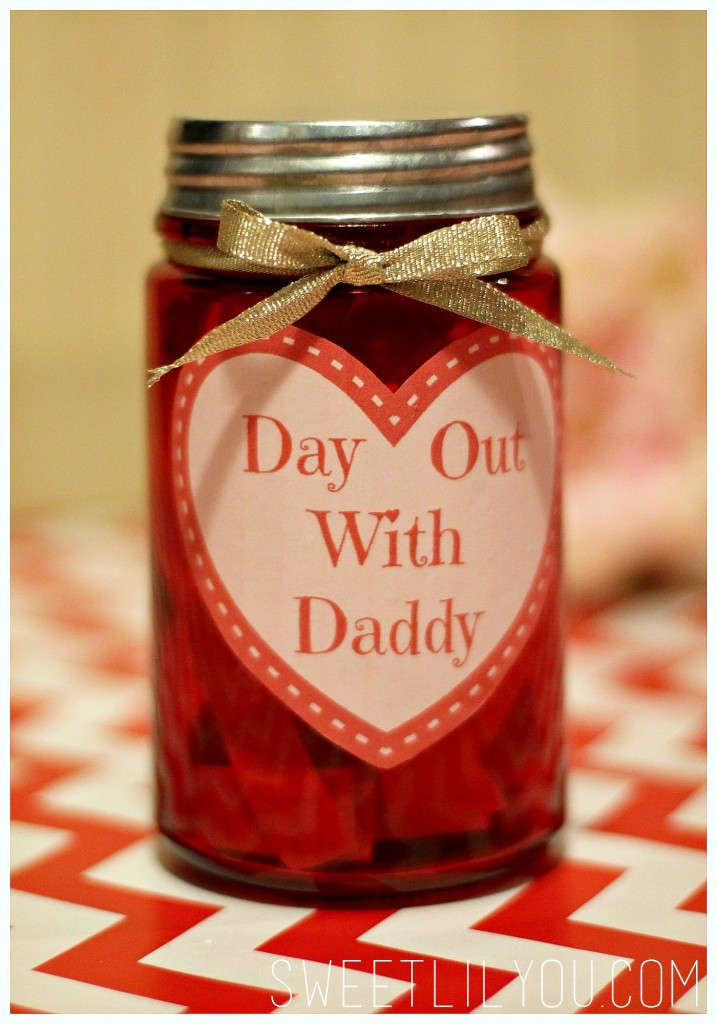 Valentine Gift Ideas For Dad
 Day Out With Daddy Jar Valentine s Day Gift for Dad
