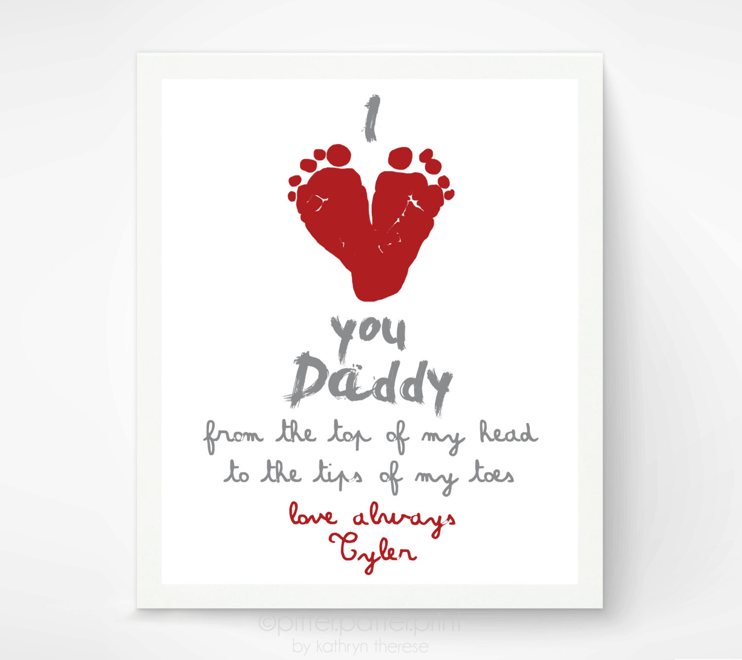 Valentine Gift Ideas For Dad
 Valentines Day Gift for New Dad I Love You by