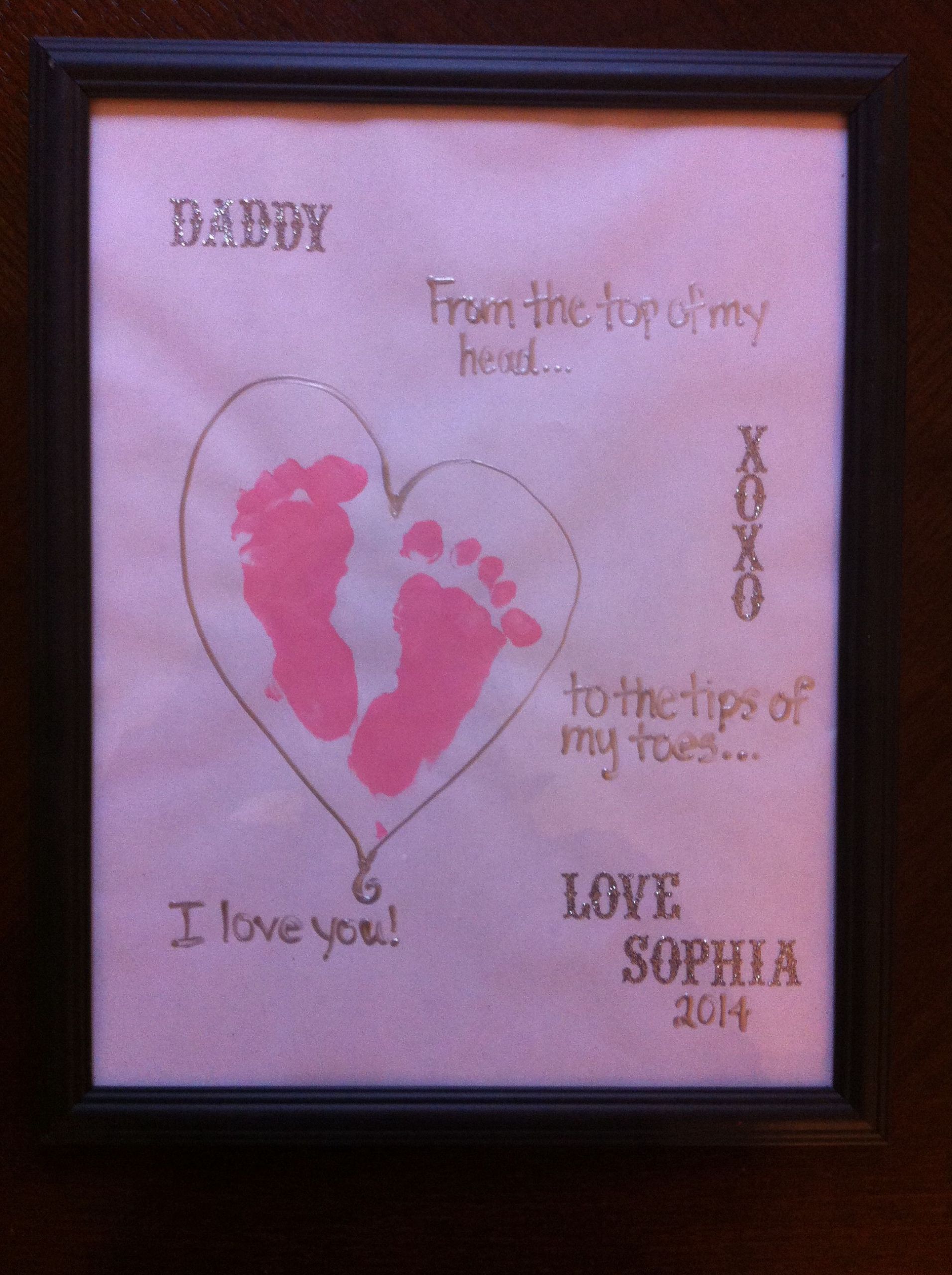 Valentine Gift Ideas For Dad
 Valentines day t idea made this for my husband from