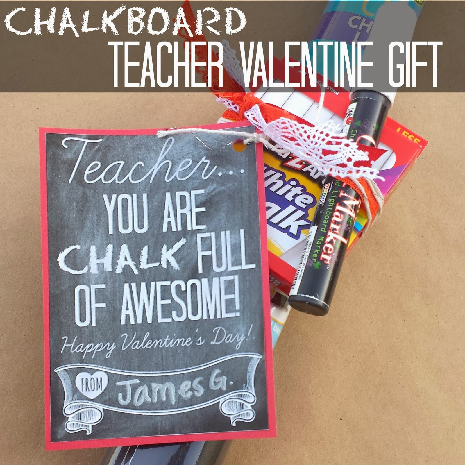 Valentine Gift Ideas For Teacher
 Valentine s Day Gifts For Teachers Eighteen25