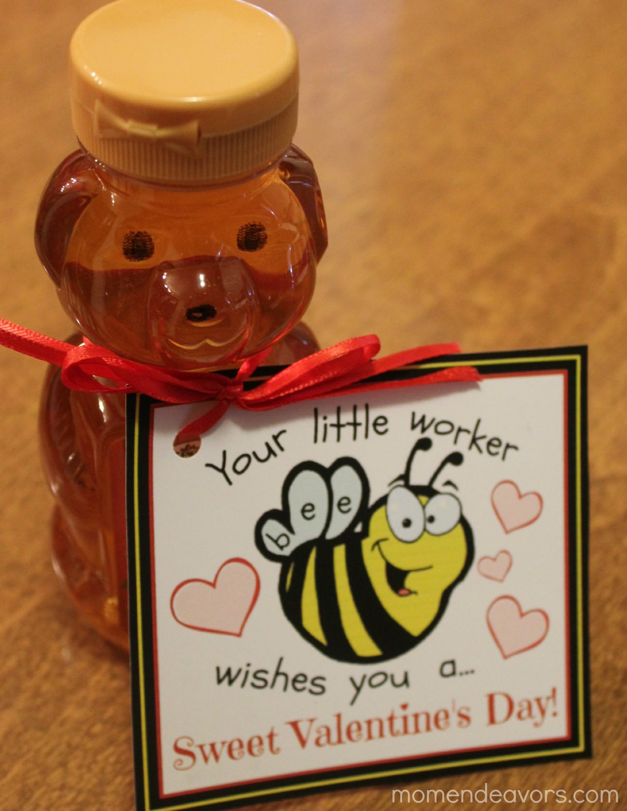 Valentine Gift Ideas For Teachers
 Bee themed Teacher Valentine’s Gift