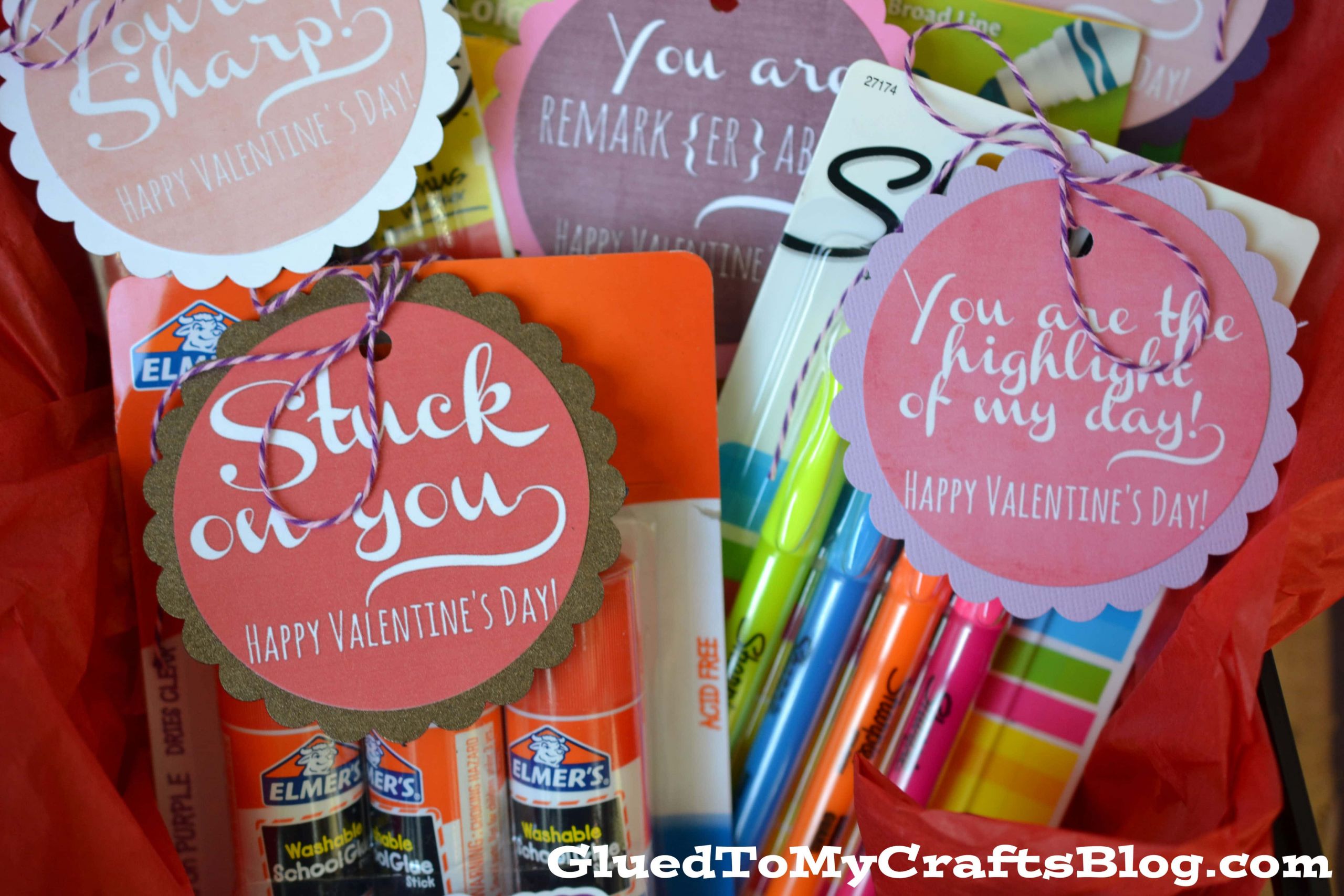 Valentine Gift Ideas For Teachers
 Valentine Teacher Gift Idea Free Printable Glued To My