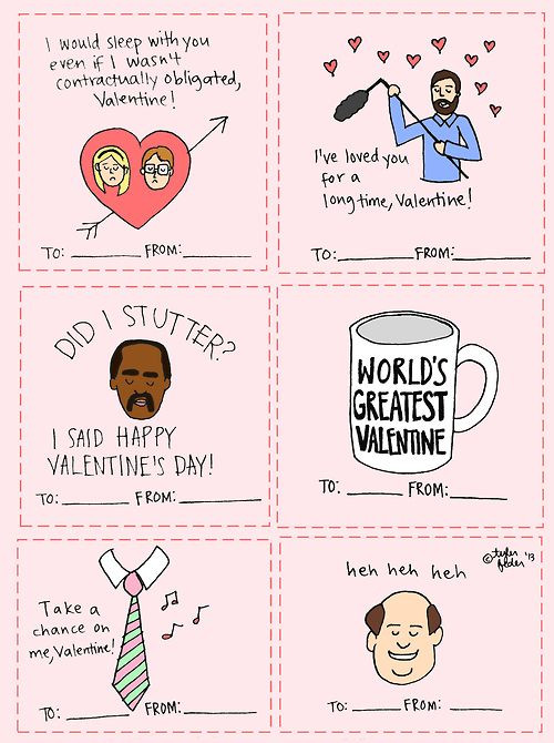 Valentine Gift Ideas For The Office
 The fice valentines from softly tumblr