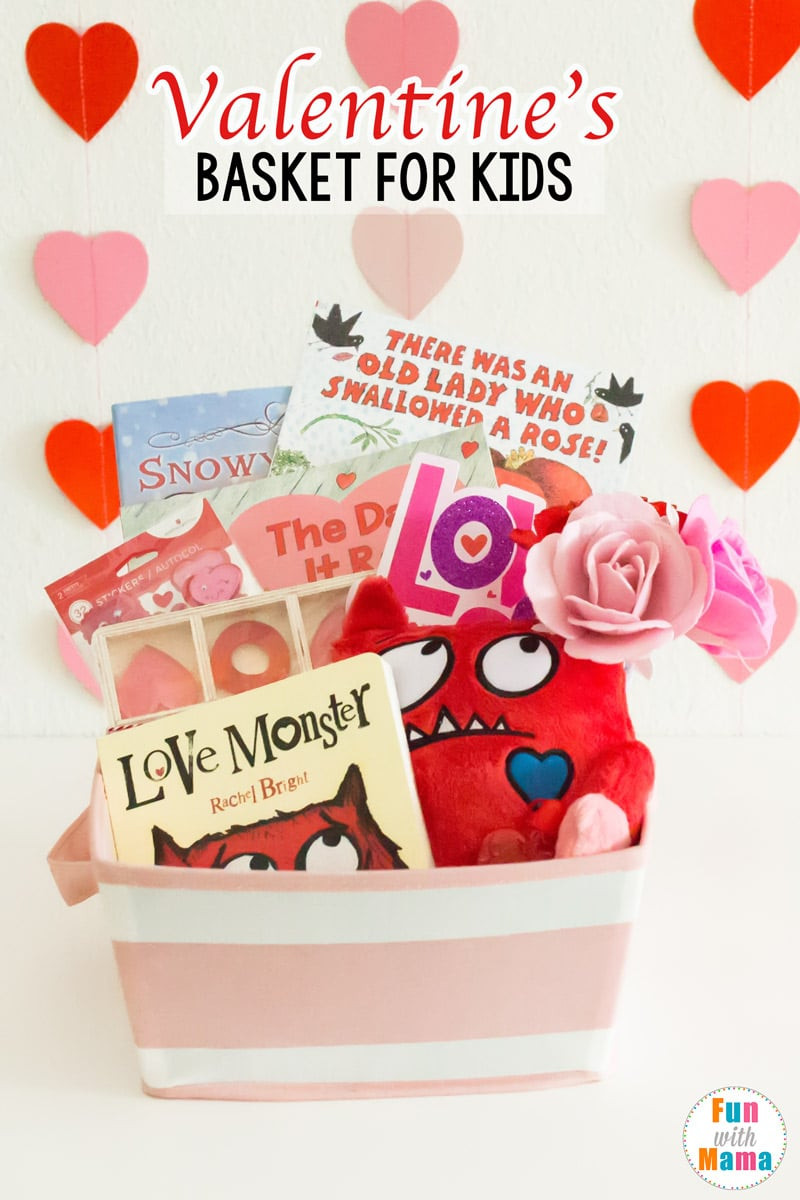 Valentine Gifts Kids
 Valentines Basket Valentine s Gifts For Kids Fun with Mama