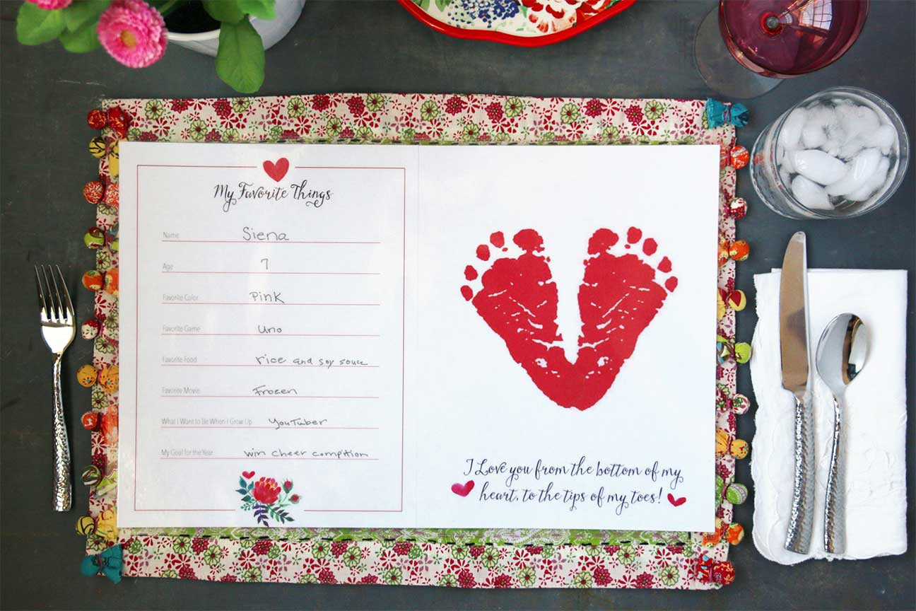 Valentine Office Gift Ideas
 Footprint Keepsake Valentine s Day Gift Idea Out of fice