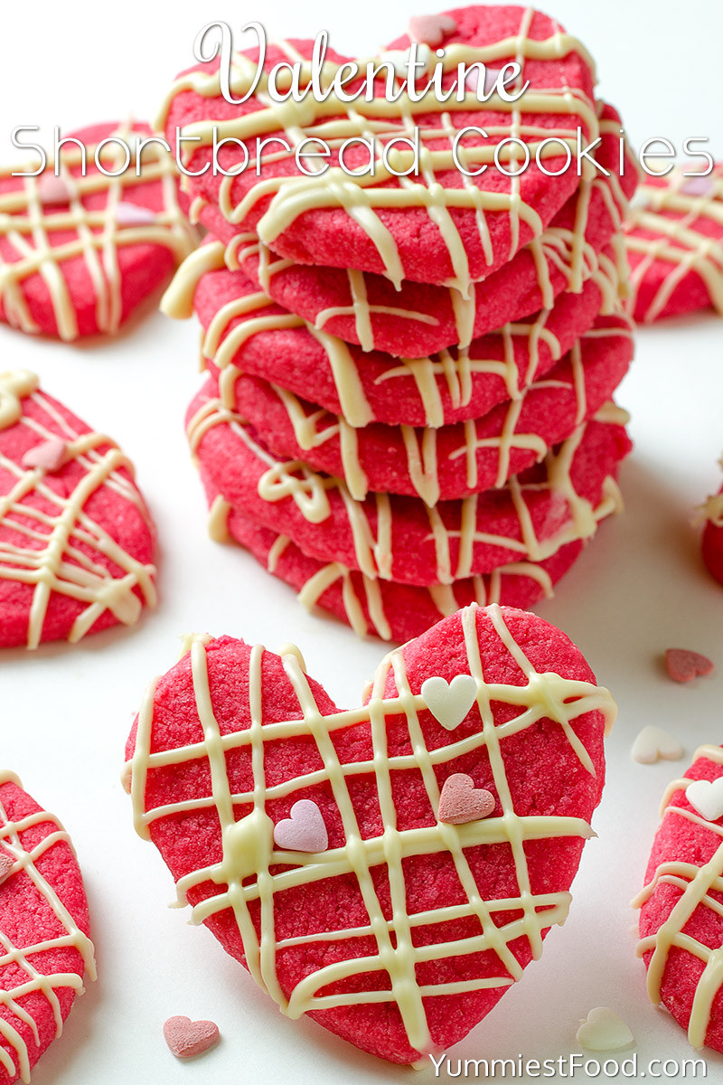 Valentine Shortbread Cookies
 Valentine Shortbread Cookies Recipe from Yummiest Food