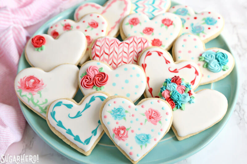 Valentine Sugar Cookies Decorating Ideas
 Valentine s Day Sugar Cookies SugarHero