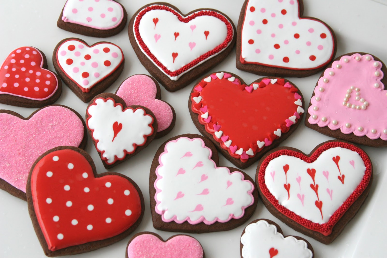 Valentine Sugar Cookies Decorating Ideas
 Chocolate Rolled Cookies Recipe – Glorious Treats