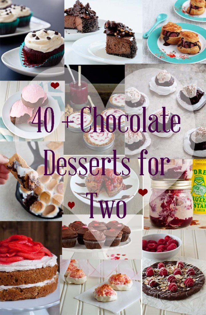 Valentine'S Day Desserts For Two
 Collection of Chocolate Recipes to serve two