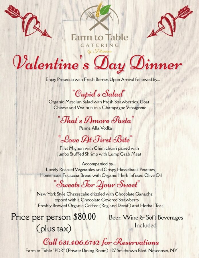 Valentine'S Day Dinner 2020
 Valentines Day Dinner February 14th