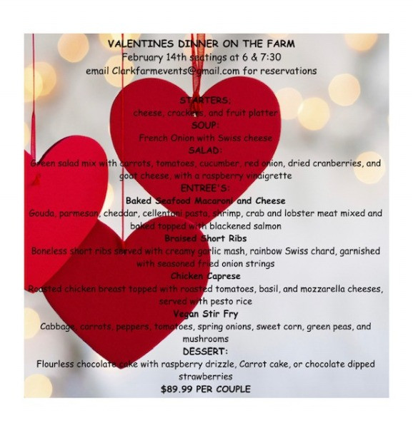 Valentine'S Day Dinner 2020
 Valentines Day Dinner 2020 Bushy Hill Orchard Granby CT