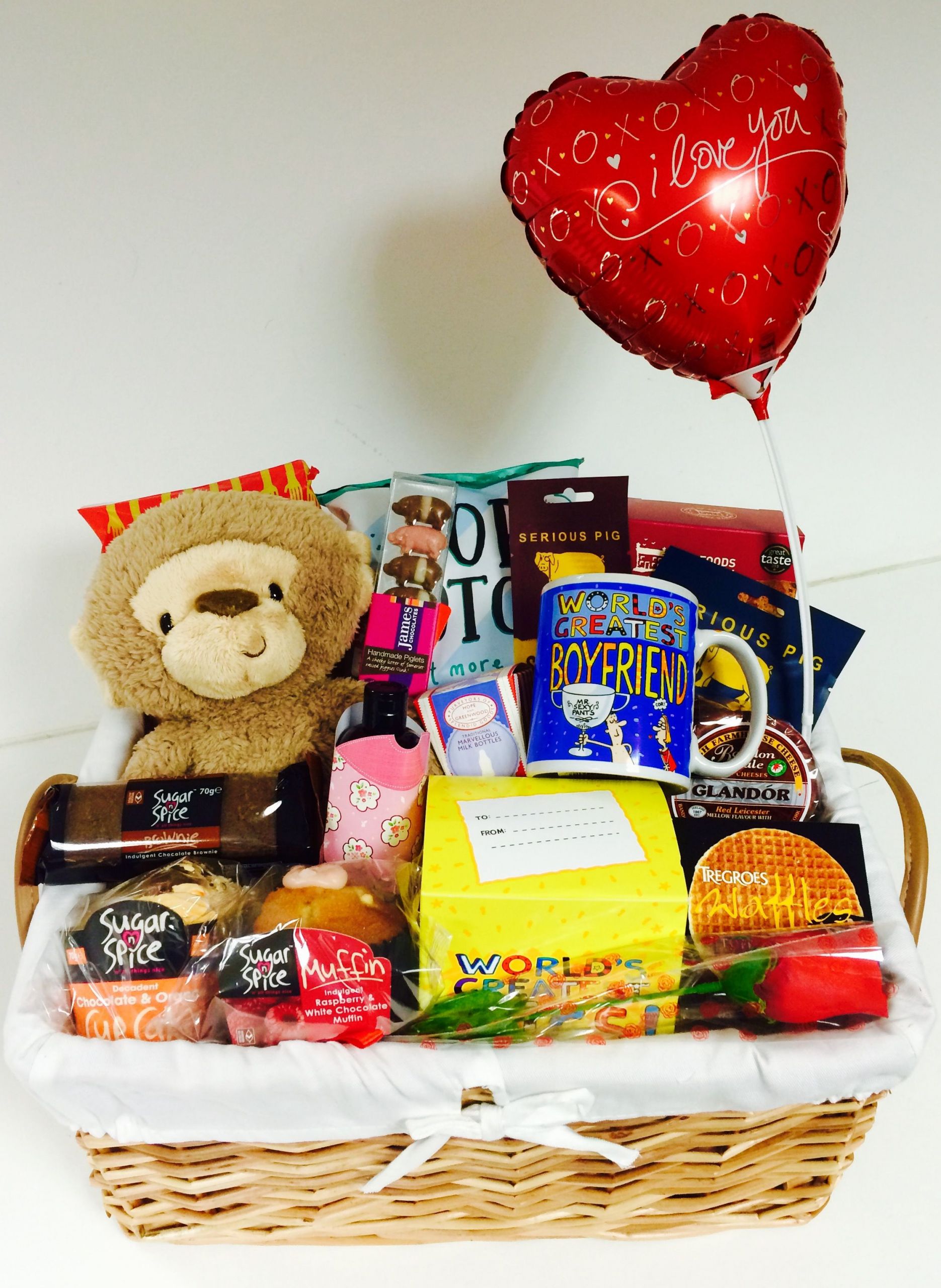 Valentine'S Day Gift Basket Ideas For Him
 No 1 Boyfriend t basket perfect for Valentine s Day an