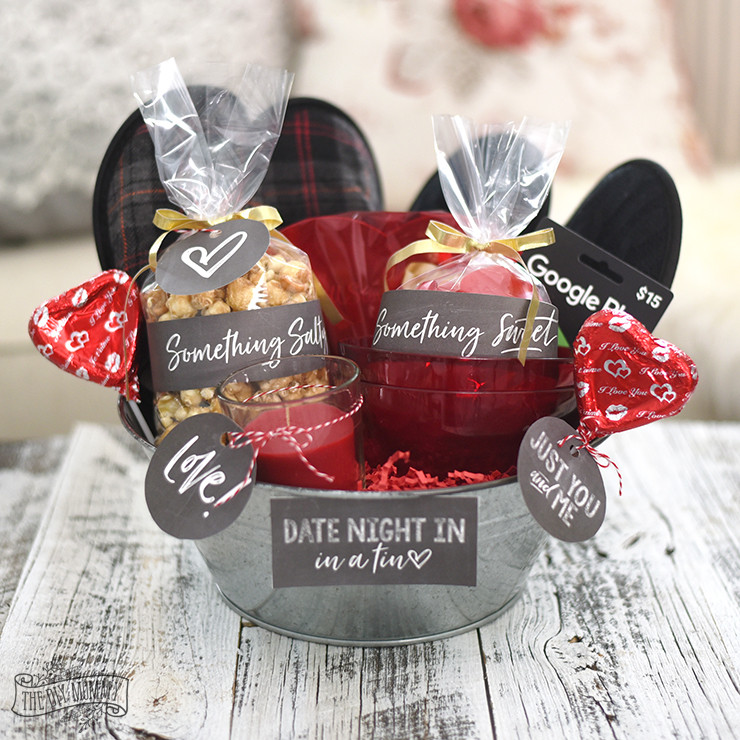 Valentine'S Day Gift Baskets Ideas
 Valentine s Day Date Night In Gift Basket Idea 24 More