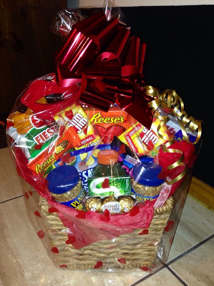 Valentine'S Day Gift Baskets Ideas
 28 best images about Valentine s Day basket Ideas on