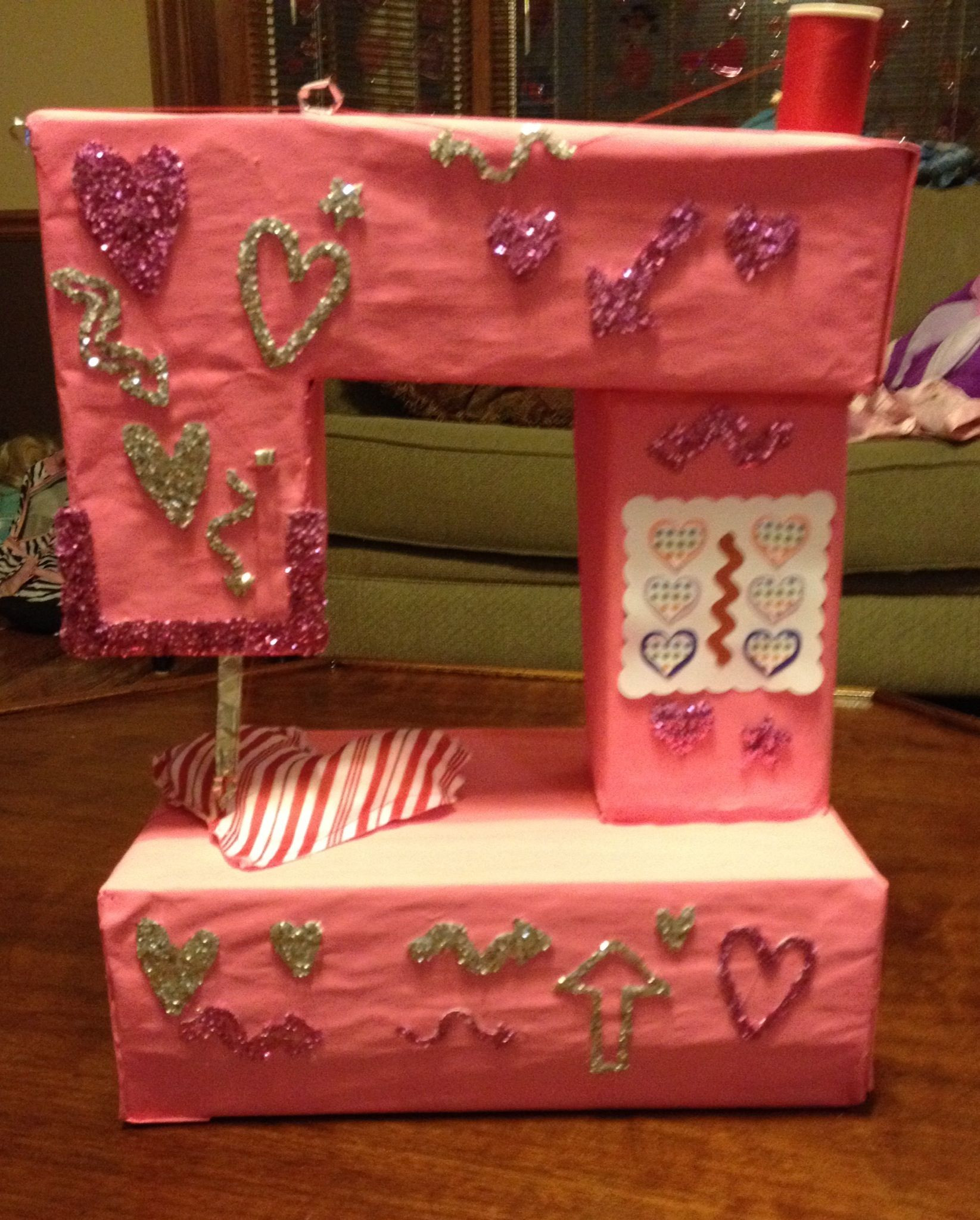 Valentine'S Day Gift Box Ideas
 Valentine box Sewing Machine Addison s Valentines day box