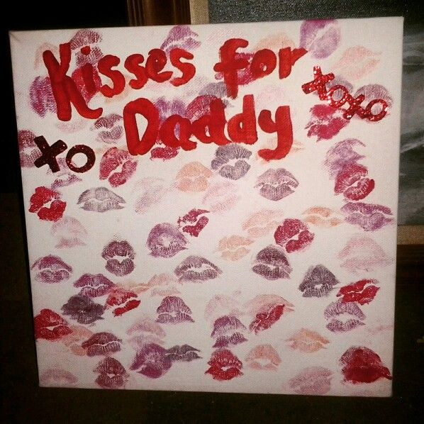 Valentine'S Day Gift Ideas For Teenage Daughter
 From daughter to daddy made this with my four year old